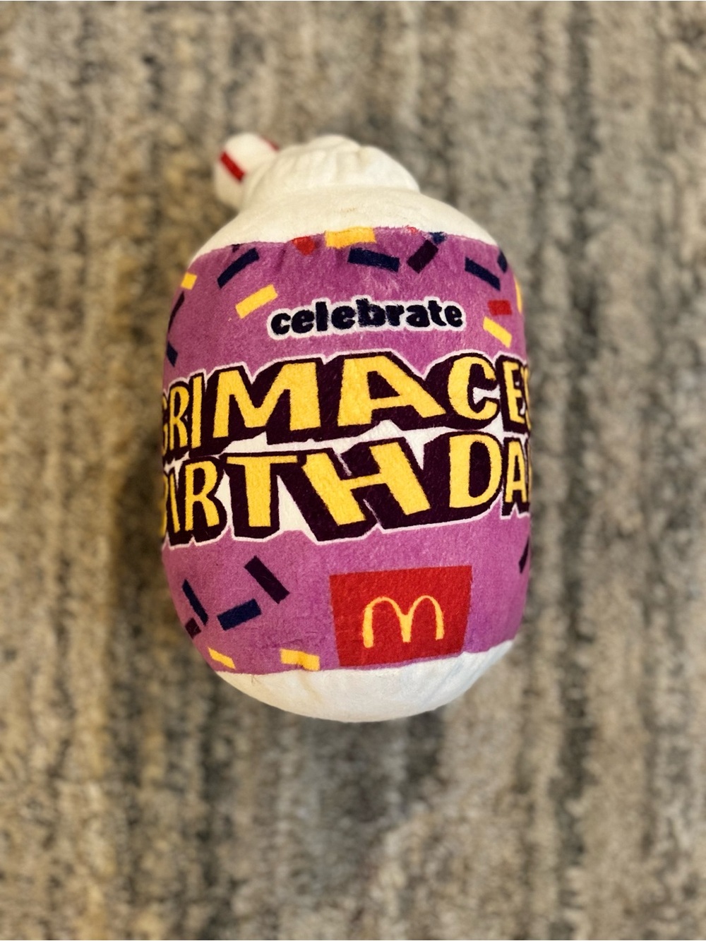 McDonald's Grimace Birthday Shake Plushie